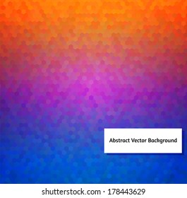 Abstract vector polygonal background for Your design