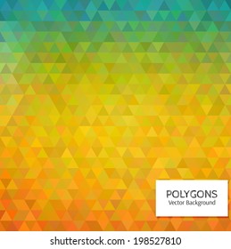 Abstract vector polygonal background for Your design