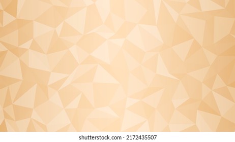 Abstract vector polygonal background.Golden gradient texture composed of triangles. Vector imitation gemstone texture