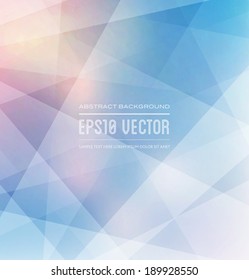 Abstract vector polygonal trendy and modern light geometric background
