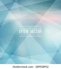 Abstract vector polygonal trendy and modern blue geometric background