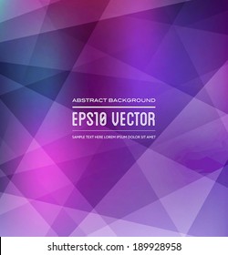 Abstract vector polygonal trendy and modern purple geometric background