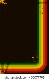 abstract vector poster with stripes