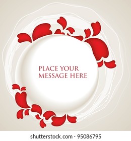 Abstract vector presentation template