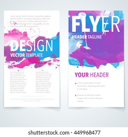 abstract vector promotion watercolor template advertising layout design component way colour abstract background scene digital performance modern empty business blue fancy print concept creative flag