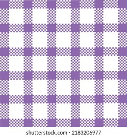 Abstract Vector purple plaid Checkered Squares Pattern