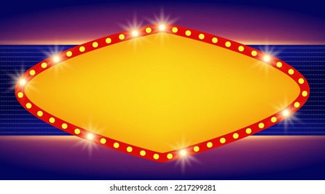 Abstract vector purple shining lines background illustration with sparkle golden banner for design