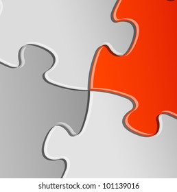 Abstract vector puzzle / solution background detail