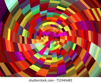 Abstract Vector Radial Rays Background 
