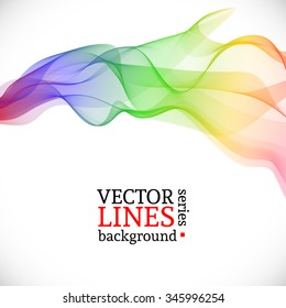 Abstract vector rainbow. Colorful background for your template, brochure, poster, or business presentation design. 