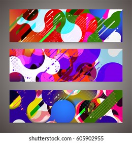 Abstract vector raindrop card