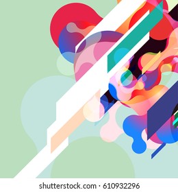 Abstract vector raindrop card.Applicable for Covers, Placards, Posters, Flyers and Banner Designs. Vector illustration.