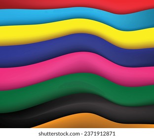 abstract vector realistic colorful background