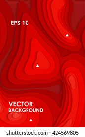 Abstract vector red background. EPS 10 vector illustration