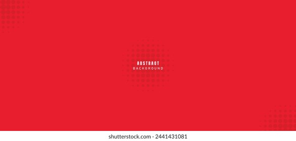 Plantilla de diseño de banner rojo de vector abstracto. EPS10