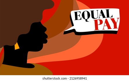 An abstract vector representation to celebrate International Woman’s Day on an isolated white background