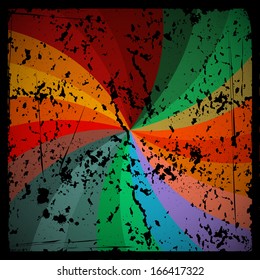 Abstract Vector Retro Background 