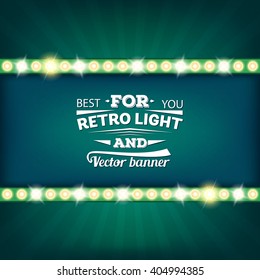 Abstract vector retro light background. Art illustration template design for web and mobile app, creative business info graphic, brochure, banner, presentation, concept poster, booklet, document.