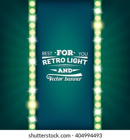 Abstract vector retro light background. Art illustration template design for web and mobile app, creative business info graphic, brochure, banner, presentation, concept poster, booklet, document.