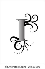abstract vector roman numeral
