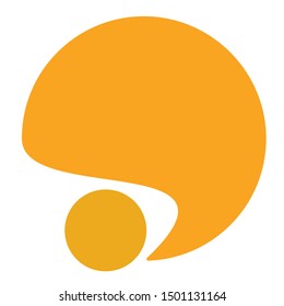 Abstract vector round logo suitable for company or community