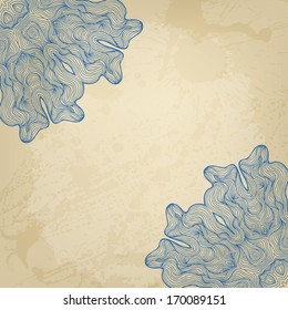 Abstract vector round ornament background for Your design