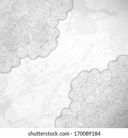 Abstract vector round ornament background for Your design