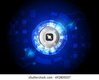 Abstract vector scientific data future and technology background that can use for business presentation.