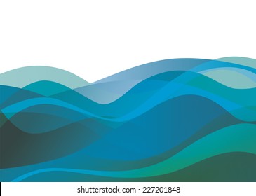 Abstract vector sea water texture background.