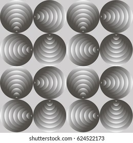 Abstract vector seamless background made of set of circles, eps10
