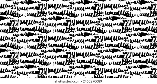 Abstractas Vector de fondo sin fisuras Monocromo patrón de onda.. Fondo de pantalla blanco y negro.