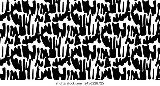 Abstractas Vector de fondo sin fisuras Monocromo patrón de onda.. Fondo de pantalla blanco y negro.
