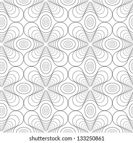 Abstract Vector Seamless Black White Pattern Stock Vector (Royalty Free ...