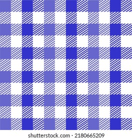 Abstract Vector Seamless blue plaid Checkered Squares Pattern lines