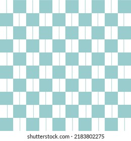 Abstract Vector Seamless blue plaid Checkered Squares Pattern