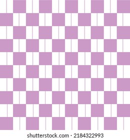 Abstract Vector Seamless blue purple plaid Checkered Squares Pattern grid
