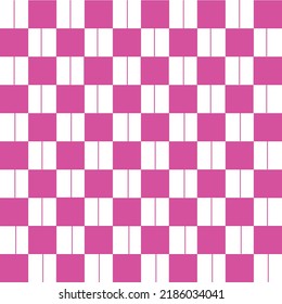 Abstract Vector Seamless blue purple plaid Checkered Squares Pattern grid