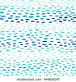 Abstract vector seamless abstract brush hand-drawn pattern