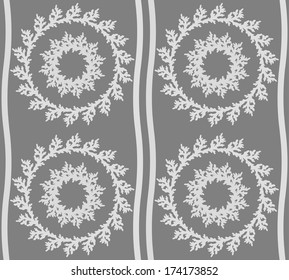 Abstract vector seamless floral background.