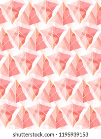 Abstract vector seamless geometric pattern  for fabric, textile, wrapping paper, wallpaper, web design, background. Elements isolated on background, editable details. 
