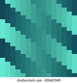 Abstract vector seamless geometric pattern. Gradient in blue colours.