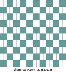 Abstract Vector Seamless green blue  plaid Checkered Squares Pattern grid