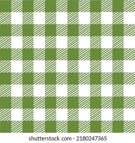 Abstract Vector Seamless green plaid Checkered Squares Pattern lines