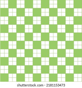 Abstract Vector Seamless green plaid Checkered Squares Pattern
grid