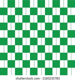 Abstrakter Vektorgrafik-Mustergitter mit nahtloser grüner Plane
