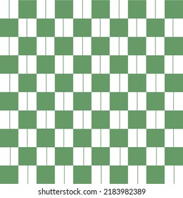 Resumen Vector Impermeable sin manchas de color verde cuadrado Cuadrado de cuadros de control