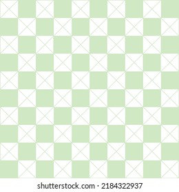 Resumen Vector sin soldadura de manto verde cuadrado cuadrado y patrón cruzado