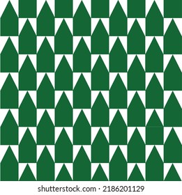 Abstract Vector Seamless green plaid Checkered Squares triangle Pattern