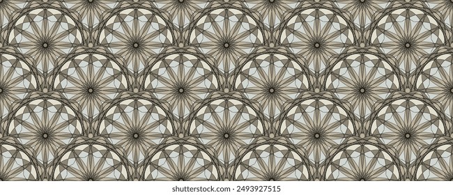 Abstrakte Vektorgrafik nahtlose Mandala Hintergrund. Textur im orientalischen Stil für Design, Druck, Scrapbooking, Textilien, Verpackung, Bildschirmhintergrund