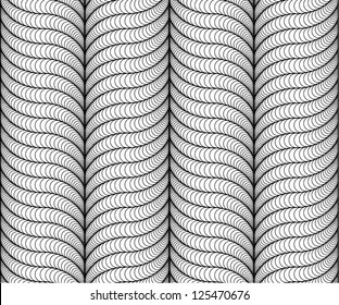 Abstract vector seamless pattern with 3D shading.